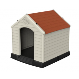 Casa para perro mediana 66x73x69 exterior-interior