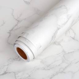 Vinilo para mesada - Marmol Blanco 60 x 200 cm
