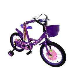 Bicicleta de niños Fantasy Violeta rodado 12 - deportiva y divertida 