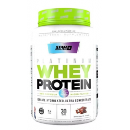 Whey Protein Star Nutrition sabor Chocolate pote 907grs.