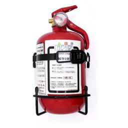 Bomberito Extintor Polvo recargable 1 kilo con soporte Matafuegos
