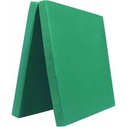 Colchoneta plegable verde 120x60x5 cm gym yoga
