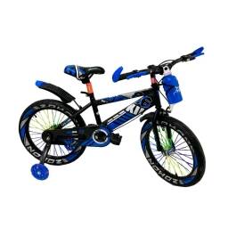 Bicicleta de niños Coolest azul rod. 16 - canasto y rueditas