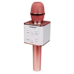 Microfono karaoke bluetooth con parlante de niña - ROSA 