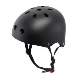 Casco profesional negro - proteccion skate bicicleta rollers 