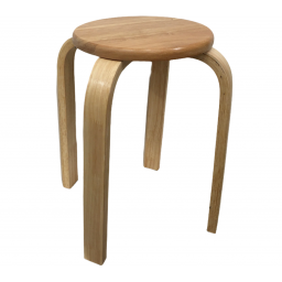 Banco silla madera para adultos - asiento banquito apilable 