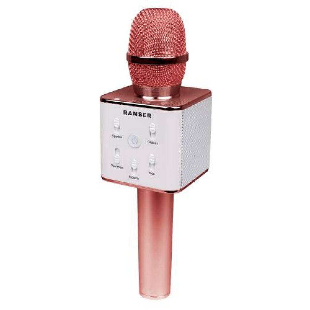 Microfono karaoke bluetooth con parlante de niña - ROSA Tecnología